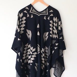 Francesca’s Aztec Print Wrap Sweater